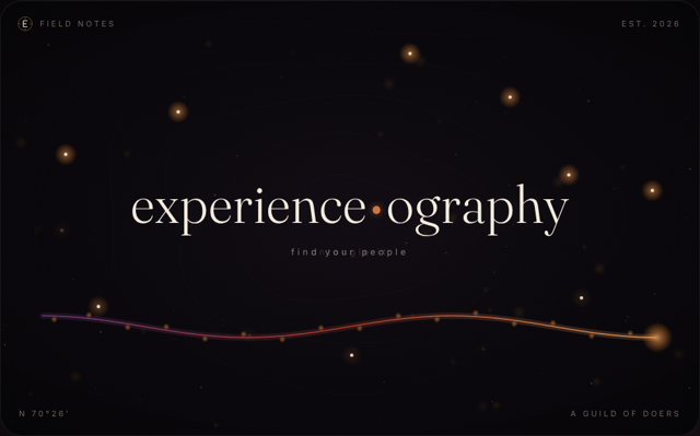 Still from animation 1: a thread drawing a tangle around the wordmark